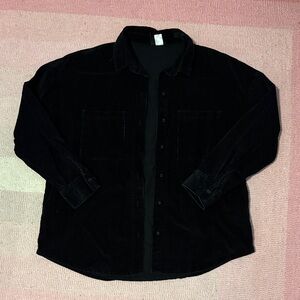 H&M Men's Black Shirt Jacket